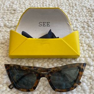 SEE Polarized Cat Eye Sunglasses